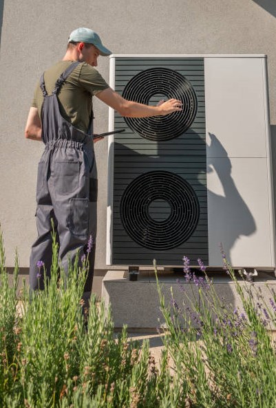 High-capacity inverter heat pump system commissioning and testing in Carlsbad